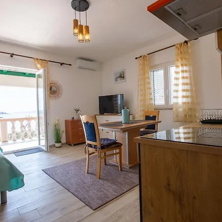 Mare-more W Balcony And Front And View Apartment Zadar
